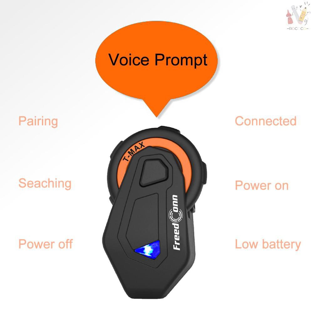 tb22 RCC FreedConn T-MAX Bluetooth 4.1 Helmet Intercom System 1000M Wireless Motorcycle Headset  IPX