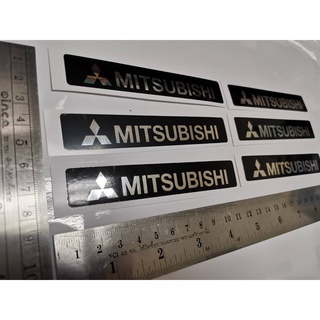 สติ๊กเกอร์ เส้นดำ แบบเรียบ สำหรับติดรถ MITSUBISHI ติดรถ แต่งรถ มิตซูบิชิ sticker สี่เหลี่ยม ติดก้านล้อ ติดขอบประตู