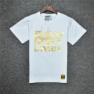 เกาหลีใต้นำเข้า Boylondon Official Bronzing Eagle Print Short Sleeve T-shirt Mens T-shirt