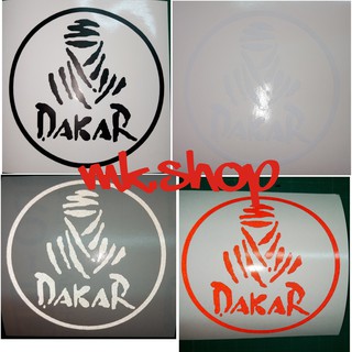 DAKAR สติ๊กเกอร์ตัดงานสะท้อนแสงและPVCขนาด10x10cm.(สินค้าจัดส่งภายใน24ชั่วโมง)