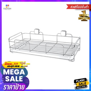 ชั้นแขวนสเตนเลสพร้อมถาด1ชั้นKECH-014KITCHEN RACK WITH TRAY KECH KECH-014