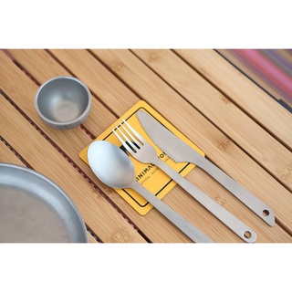 ชุดช้อนไทเทเนี่ยม Titanium Cutlery Set-Minimal Works