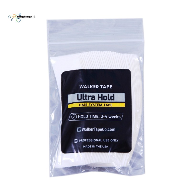36 ชิ้น / Lot Fixed Hair System เทปกาวซุปเปอร์แข็งแกร่งขยายลูกไม้ Waterproo