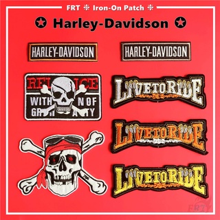 แผ่นแพทช์เหล็ก 02 ลายกะโหลกสไตล์พังก์สําหรับตกแต่งรถจักรยานยนต์ Harley-Davidson 1 ชิ้น