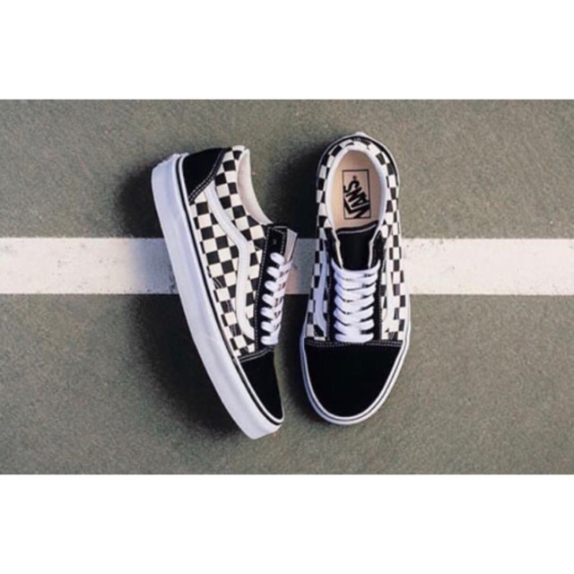 Vans Old Skool Primary Checkของแท้ 💯% outlet  ส่งฟรี EMS นะค่ะสินค้า  made in Vietnam