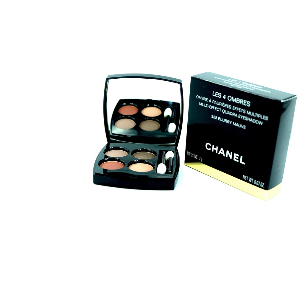 (แท้/พร้อมส่ง) Chanel Les 4 Ombres Multi-Effect Quadra Eyeshadow #328 Blurry Mauve