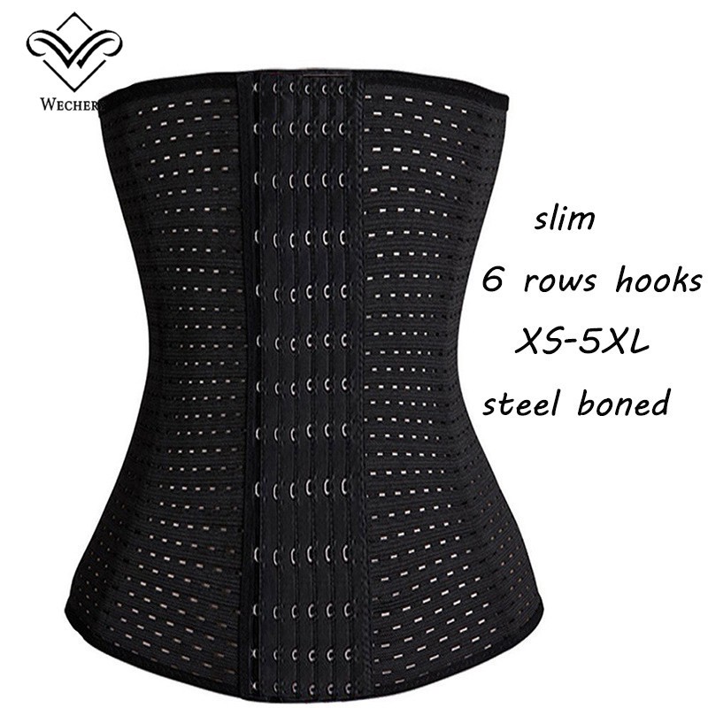 Wechery Waist Trainer Modeling Strap Tummy Slimming Underwear Belts Flat Belly Shaper Corset