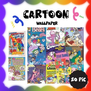 cartoon vintage poster vol.1 ภาพการ์ตูนวินเทจตกแต่งห้อง