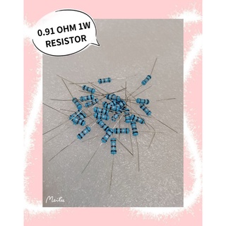 0.91 OHM 1W RESISTOR  30ชิ้น/1ชุด