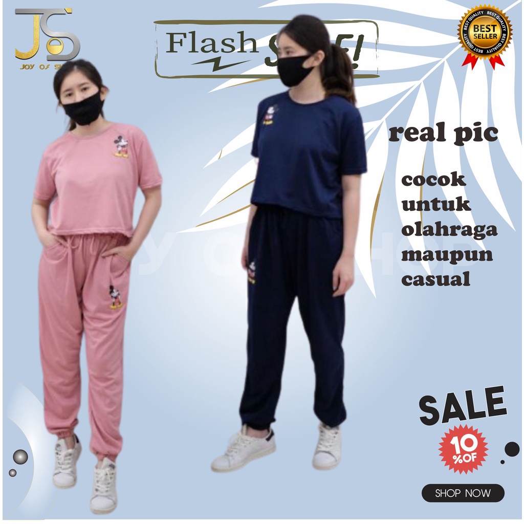Miko navy ชุดเสื้อกีฬา และกางเกง สีกรมท่า สําหรับผู้หญิง B18 2in1