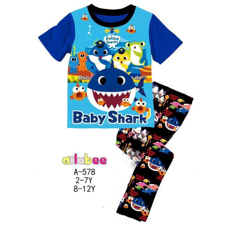 Ailubee ชุดนอน Baby Shark A578 ~ Little Kidz Closet