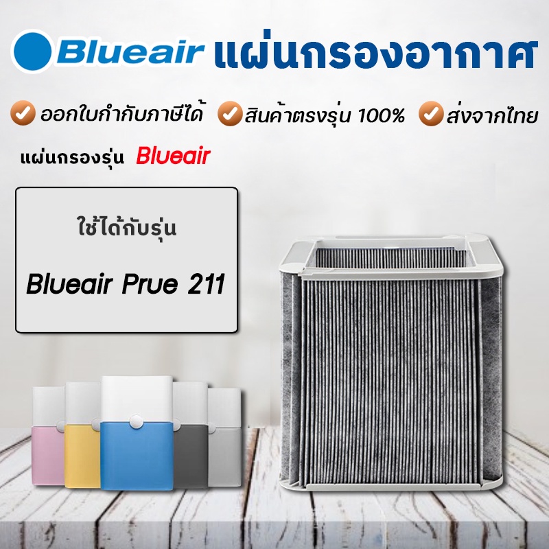 ไส้กรองอากาศ Blueair Blue 3610 PAC Filter แผ่นกรองเครื่องฟอกอากาศ (กรองอากาศ + กรองกลิ่น)