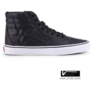 VANS SK8HI X-RAY BONES BLACK WHITE SNEAKERS สินค้ามีประกันแท้