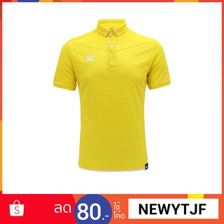 WARRIX เสื้อโปโล La Vida WA-3318-YW (สีเหลือง-ขาว)