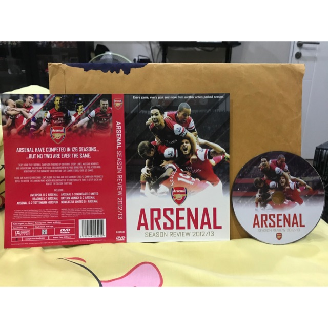 Arsenal season review 2012-2013 dvd (แผ่นแท้มือ2)