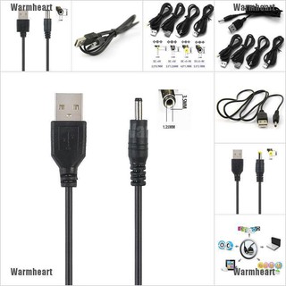ราคาWarmheart USB Port to 2.5 3.5 มม. 5 V DC คอนเเนคเตอร์เเจ็ค  สีดำ