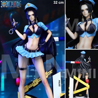 Figure ฟิกเกอร์ One Piece วันพีซ เต็มพิกัดสลัดจอมลุย วันพีช Boa Hancock โบอา แฮนค็อก Mini Studio Sexy Police Uniform