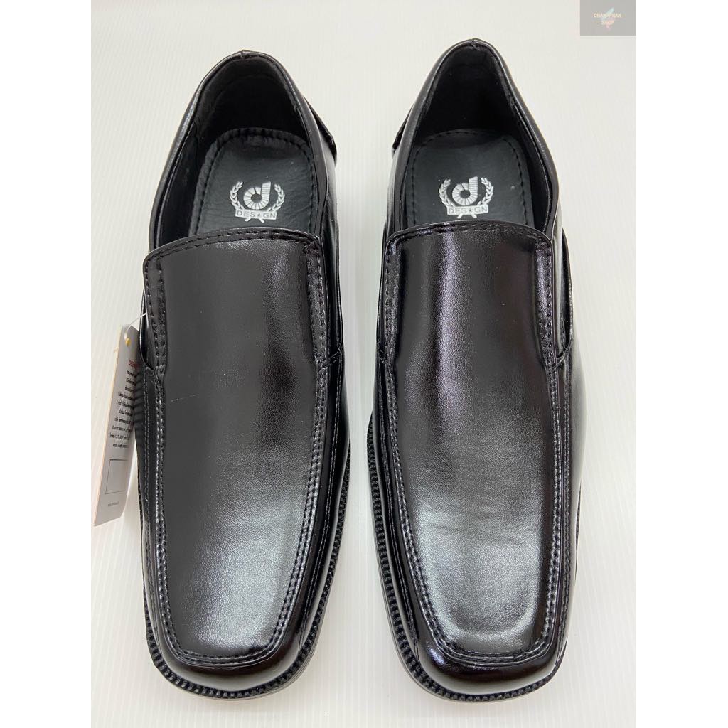 รองเท้าหนังคัชชู ผู้ชายสีดำ CSB รุ่น BZ025 งานดี ทรงสวยใส่ทน size 40-45