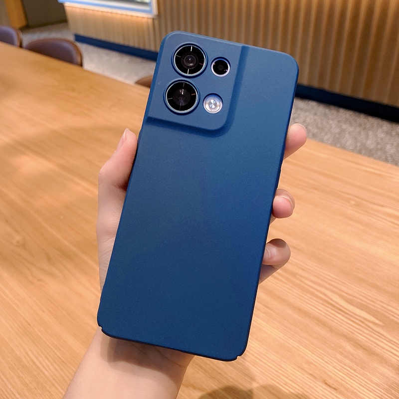 Oppo Reno 8 Reno8 Pro 5G เคสแข็ง PC ด้านหลังทราย บาง เคสโทรศัพท์ - รูปที่ 2