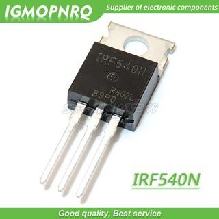 มอสเฟต IRF540N IRF540 IRF540NPBF 100V 33A 44mOhm 47.3nC TO-220 10 ชิ้น