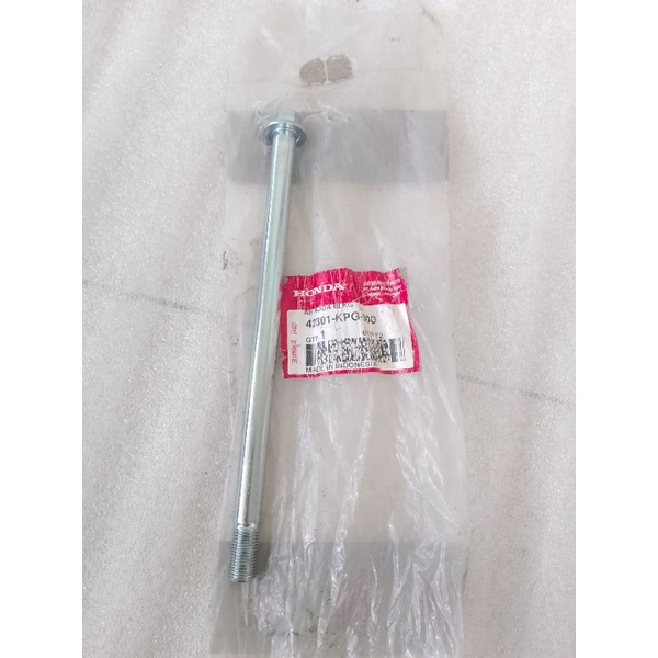 ด้านหลัง AXLE KHARISMA 125 SUPRA X 125 INJECTION REVO DRUM 42301-KPG-900 ต้นฉบับ