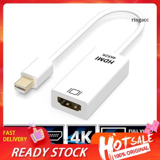 Rac_4kx2k อะแดปเตอร์แปลงสายเคเบิ้ล DP เป็น HDMI สําหรับ Macbook Pro Air