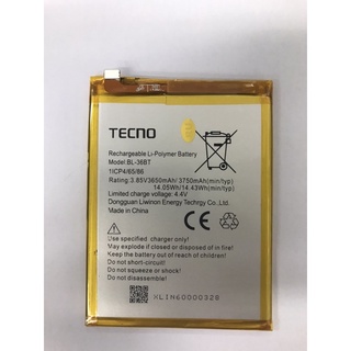 แบตเตอรี่ สำหรับ TECNO Camon X Pro BL-36BT 3750mAh แถมฟรี !! อุปกรณ์เปลี่ยนแบตเตอรี่