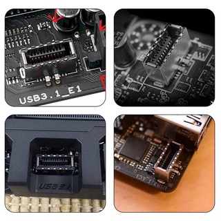 ซ็อกเก็ตแผงด้านหน้า 5Gbps Type-E USB 3.1 และการ์ดอะแดปเตอร์ USB 2.0 เป็น PCI-E 1X VL805 สําหรับ Motoard #7