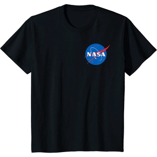 เสื้อยืดแขนสั้นลําลอง คอกลม ผ้าฝ้าย พิมพ์ลาย Nasa สําหรับผู้ชาย