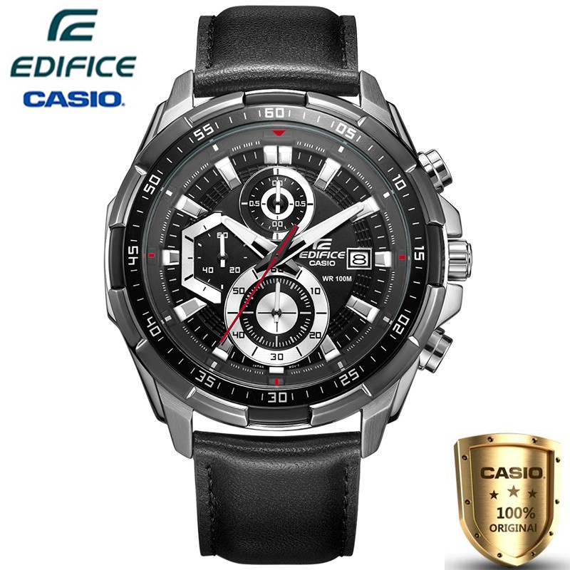 สายนาฬิกาข้อมือซิลิโคน นาฬิกา (สินค้าใหม่ล่าสุด) Casio Edifice รุ่น EFR-539L-1A สินค้าขายดี นาฬิกาข้อมือผู้ชาย สายหนังแท