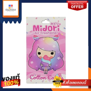 MIDORIแอร์เฟรชเชอเนอร์กลิ่นคอตตอน แคนดี้MIDORI AIR FRESHENER COTTON CANDY