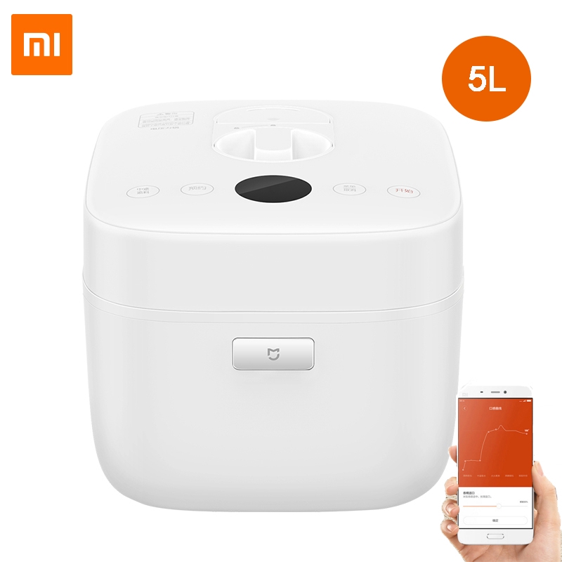 Xiaomi Mijia 5L Smart Electric Rice Cooker Alloy Cast Iron High Pressure Cooker App Remote Control Multicooker Smartpot