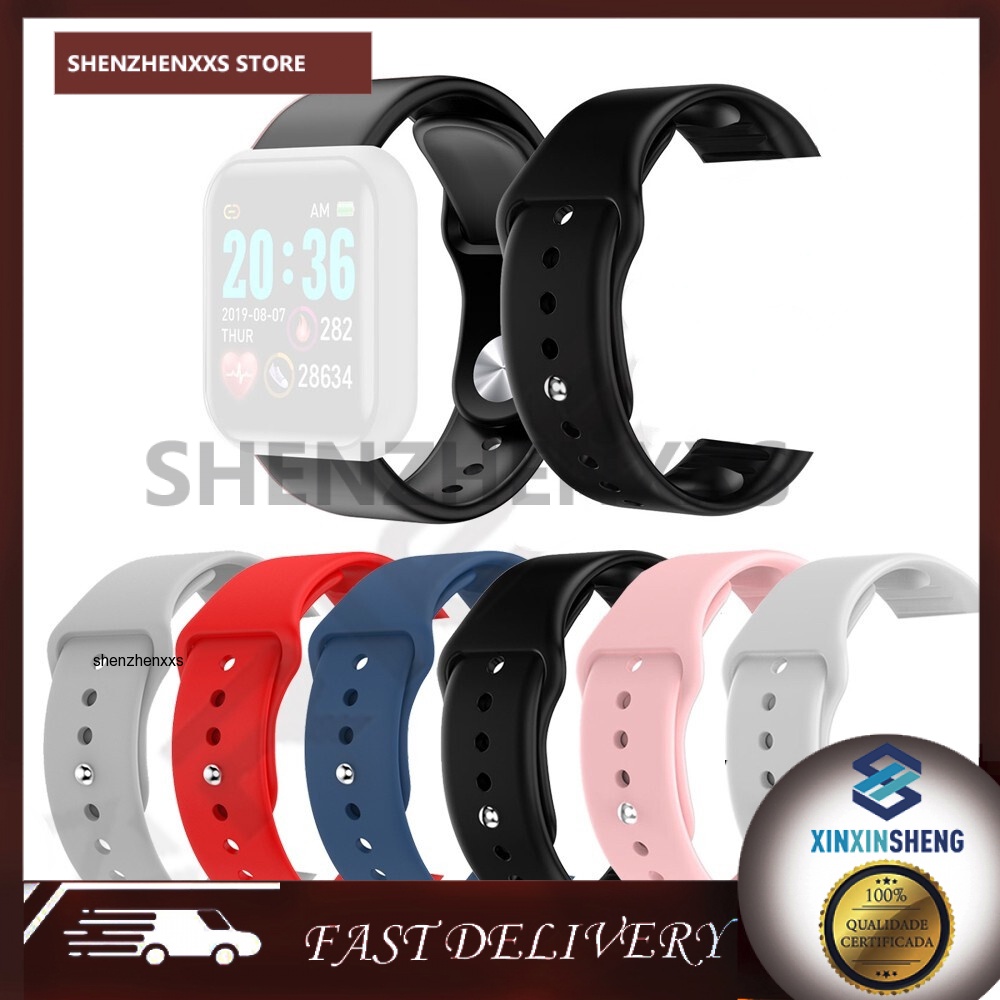 สําหรับ Y68 D20 สมาร์ทนาฬิกาซิลิโคนข้อมือกันน้ําเปลี่ยนสร้อยข้อมือ TPU นุ่มสําหรับ Y68s D20s สมาร์ท 
