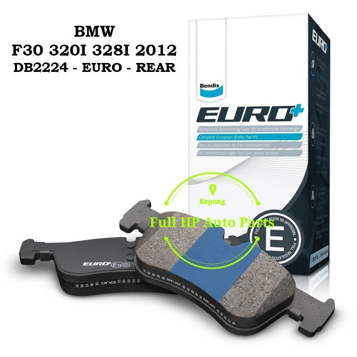 Bendix Euro Plus DB2224EURO ผ้าดิสเบรคหลัง - BMW (F30) 320I 328I 2012