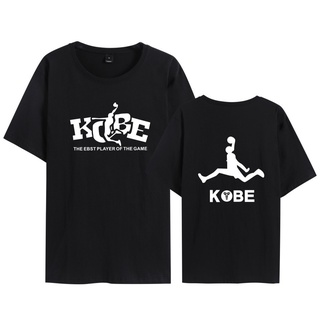 เสื้อยืดแขนสั้น พิมพ์ลายบาสเก็ตบอล KOBE KOBE Mamba แฟชั่นฤดูร้อน สไตล์ฮาราจูกุ สําหรับผู้ชาย