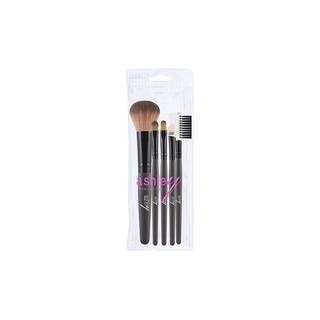 AA-030 Ashley Set Brush เซ็ตแปรงแต่งหน้า 5 ชิ้น พร้อมซองสำหรับเก็บแปรง