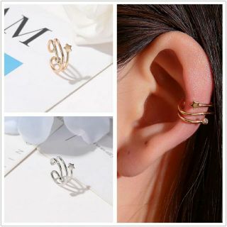 ต่างหูหนีบดาว ☆\ • Star Ear cuff Set