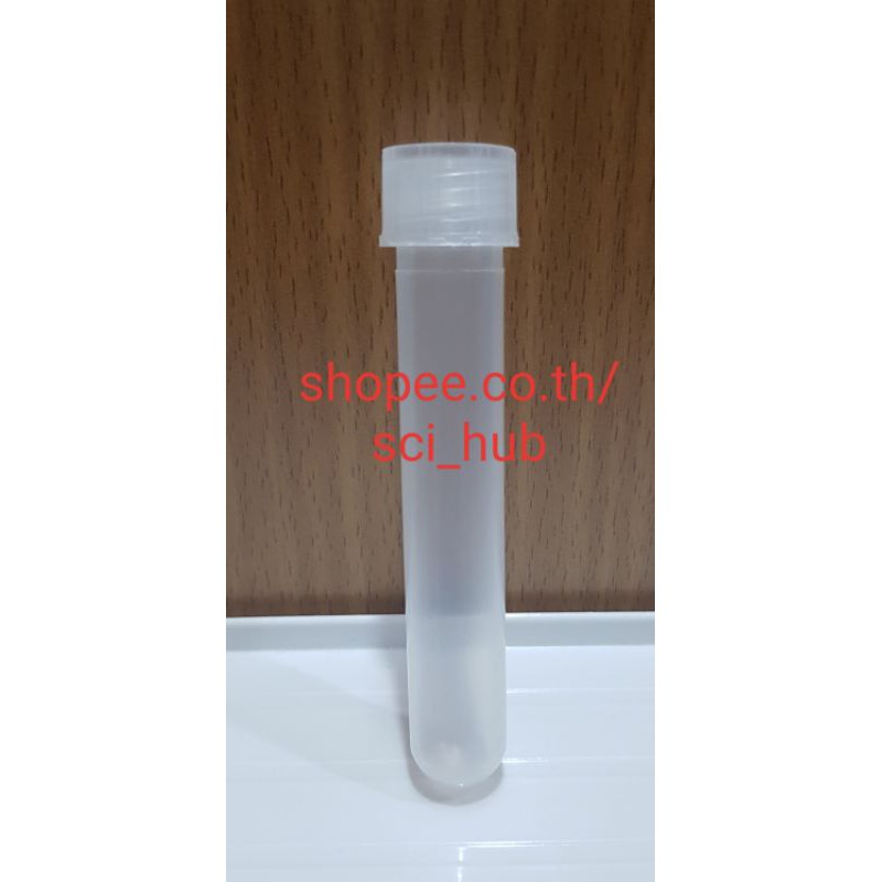 หลอดทดลองพลาสติก PPCO ขนาด 16×100 มม.