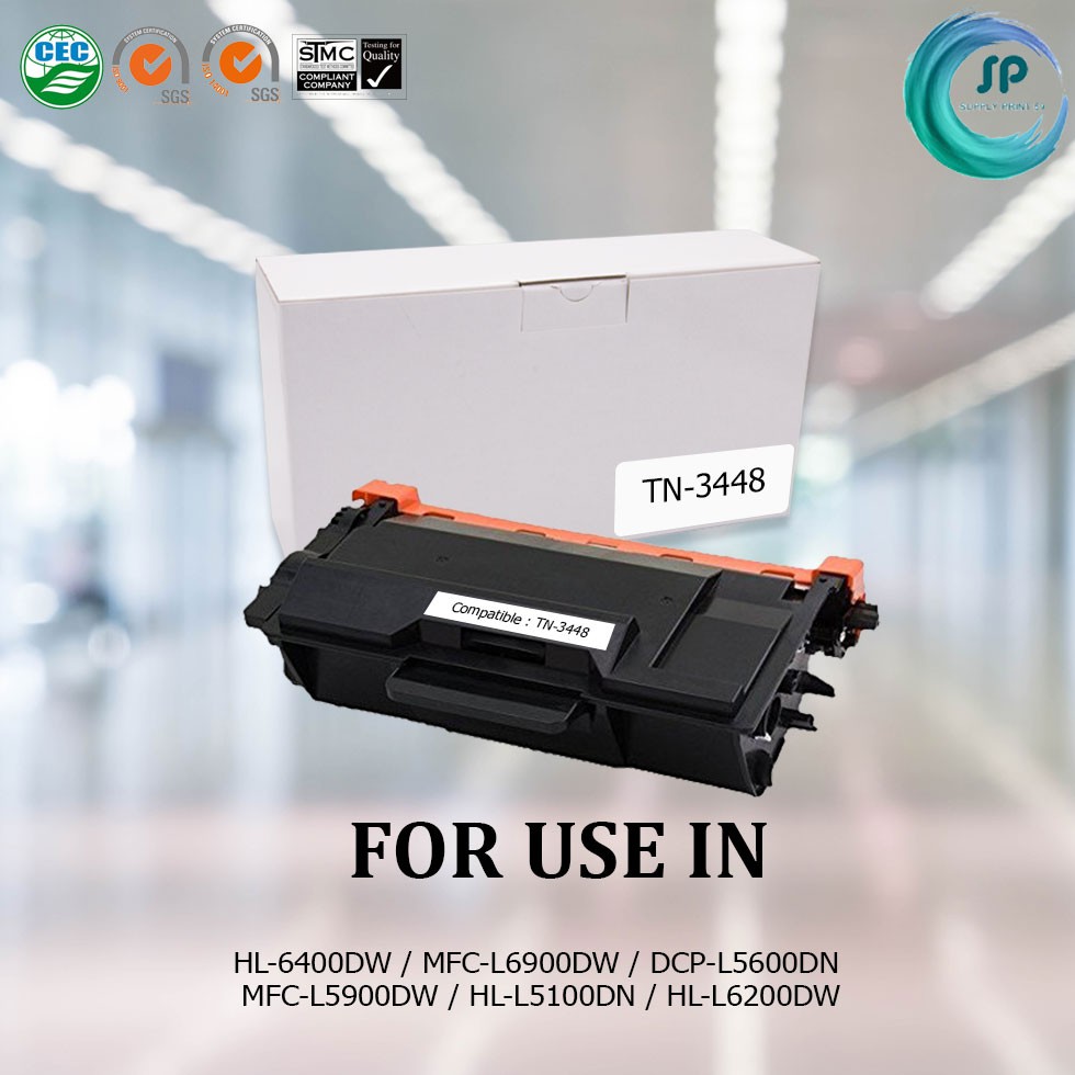 **พร้อมส่ง*ตลับหมึกเทียบเท่า TN-3448 สำหรับเครื่องHL-6400DW / MFC-L6900DW / DCP-L5600DN / MFC-L5900D