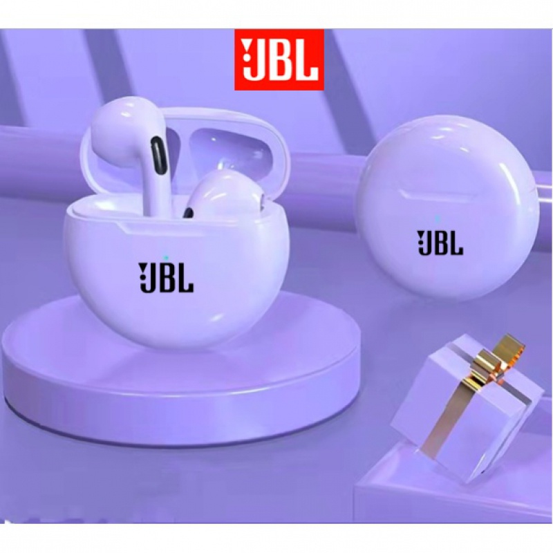 Jbl Pro6 TWS หูฟังบลูทูธไร้สาย ควบคุมแบบสัมผัส 9d สเตอริโอ พร้อมกล่องชาร์จ หูฟังบลูทูธ