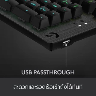 Logitech G512 Carbon Mechanical Gaming Keyboard RGB คีย์บอร์ดเกมมิ่ง เชิงกลขั้นสูง - คีย์แคป TH/ENG