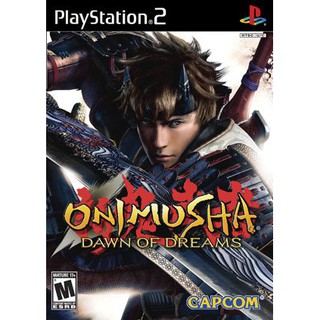 (มี2แผ่น)Onimusha: Dawn of Dreams (USA) PS2 แผ่นเกมส์ps2 เกมเพล2 แผ่นplay2 2Disc