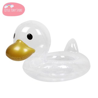  nnshop [พร้อมส่ง] Baby Duck ห่วงยางเล่นน้ำสำหรับเด็ก สีใส