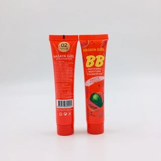 H6079 🍉🍉ครีมแตงโมBB HASAYA GIRL แบบหลอดบีบ สินค้าพร้อมส่งค่า