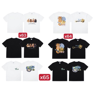 [S-5XL]เสื้อยืดคอกลม แขนสั้น ผ้าฝ้าย พิมพ์ลาย AD&amp;V พลัสไซซ์ สําหรับผู้ชาย และผู้หญิง