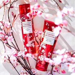 Bath And Body Works : JAPANESE CHERRY BLOSSOM Signature Collection Fine Fragrance Mistฉีดหลังอาบน้ำกลิ่นหอมติดตัวตลอดวัน