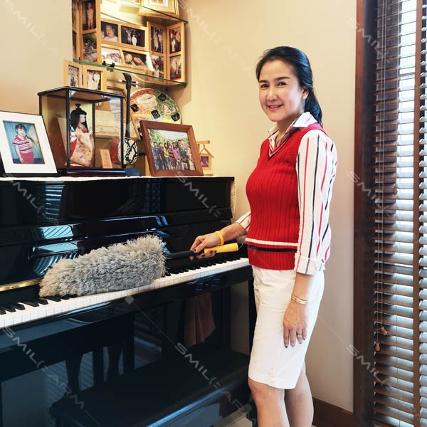 SmileArm® ไม้ปัดฝุ่นไมโครไฟเบอร์ (ไม่รวมด้าม) ดักจับฝุ่น99% ไม้ปัดฝุ่นงอได้ ไม้ปัดฝุ่นรถ - รูปที่ 6