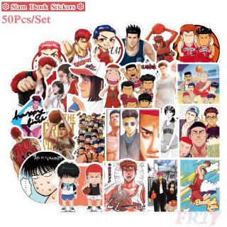 ❉ Slam Dunk - Series 01 Anime Sakuragi Hanamichi Kaede Rukawa สติ๊กเกอร์ ❉ 50Pcs/Set DIY Fashion Mixed Luggage Laptop Skateboard Doodle Decals สติ๊กเกอร์