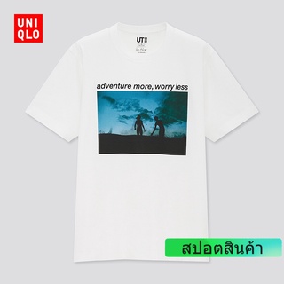 Uniqlo เสื้อยืดแขนสั้นพิมพ์ลาย Ryan Mcginley สําหรับผู้ชายและผู้หญิง ( 431252 .