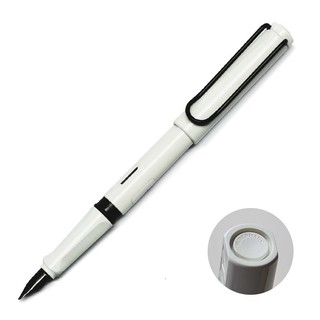 Lamy Safari Fountain Pen Alpine White with black clip W-Germany 1980